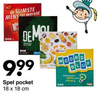 Wibra Spel pocket aanbieding