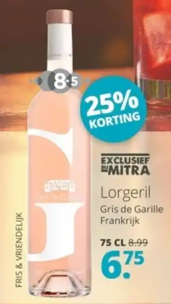 Mitra Lorgeril aanbieding