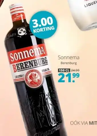 Mitra Sonnema Berenburg aanbieding