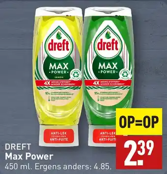 ALDI DREFT Max Power aanbieding