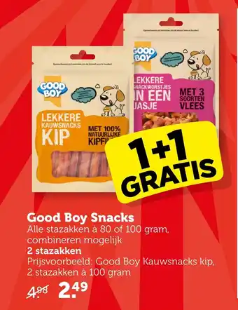 Coop Good Boy Snacks aanbieding
