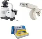 Bol.com Intex - Waterfontein & Zandfilterpomp 7900 L/u & WAYS Scrubborstel aanbieding