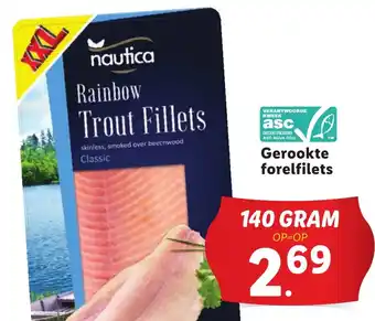 Lidl Gerookte forelfilets aanbieding