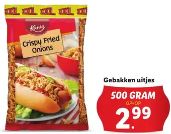 Lidl Gebakken uitjes aanbieding