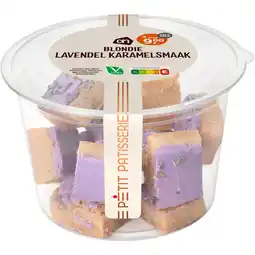 Albert Heijn AH Blondie lavendel & karamel smaak aanbieding