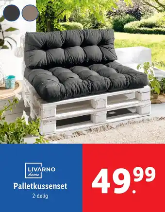 Lidl LIVARNO home Palletkussenset aanbieding