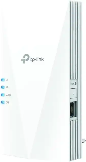 Amazon TP-Link RE500X WiFi 6 WiFi Versterker, WLAN Repeater AX1500, Dual band 1200MBit/s 5GHz en 300MBit/s 2,4GHz, Tri-Core 1,5 GHz aanbieding