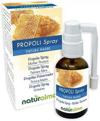 Amazon Propolis Spray (Propolis) hars Alcoholisch moedertinctuur Naturalma Vloeibaar extract 30 ml Voedingssupplement aanbieding