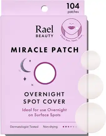 Amazon Rael Pimple Patches voor 's Nachts, Miracle Overnight Spot Cover - Korean Skincare, Acne Puistjes Hydrocolloïde Pleister, Dik aanbieding