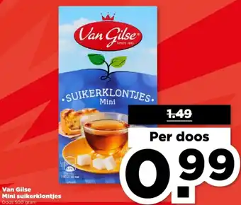 PLUS Van Gilse Mini suikerklontjes aanbieding