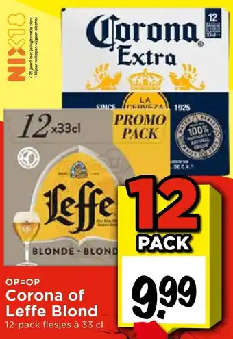 Vomar Voordeelmarkt Corona of Leffe Blond aanbieding