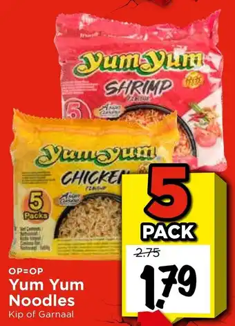 Vomar Voordeelmarkt Yum Yum Noodles aanbieding