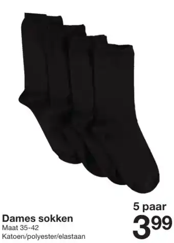 Zeeman Dames sokken aanbieding