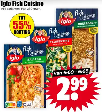 Dirk Iglo Fish Cuisine aanbieding