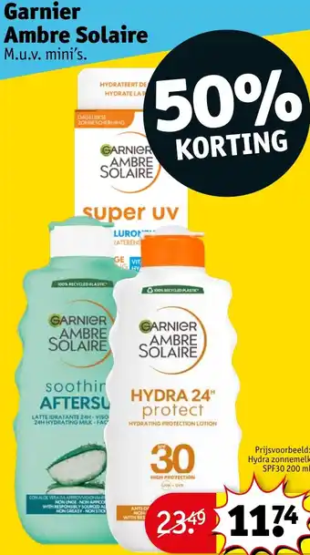 Kruidvat Garnier Ambre Solaire aanbieding