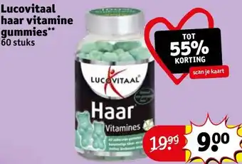 Kruidvat Lucovitaal haar vitamine gummies aanbieding