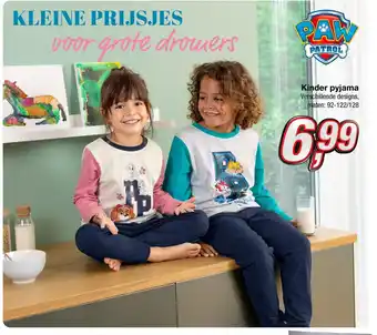 Kik Kinder pyjama aanbieding
