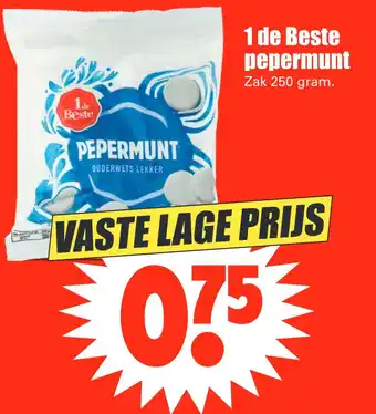 Dirk 1 de Beste pepermunt 250 gram aanbieding