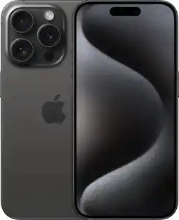 Bol.com Apple iPhone 15 Pro - 128GB - Zwart Titanium aanbieding