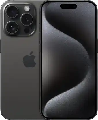 Bol.com Apple iPhone 15 Pro - 128GB - Zwart Titanium aanbieding