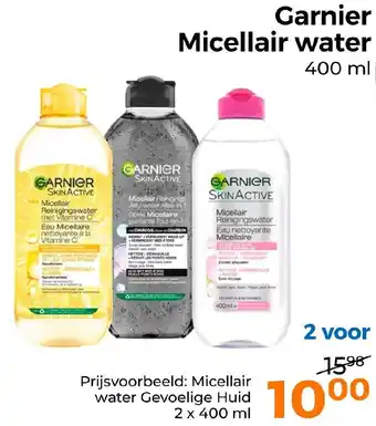 Trekpleister Garnier Micellair water aanbieding