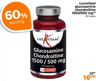 Trekpleister Lucovitaal glucosamine chondroitine aanbieding