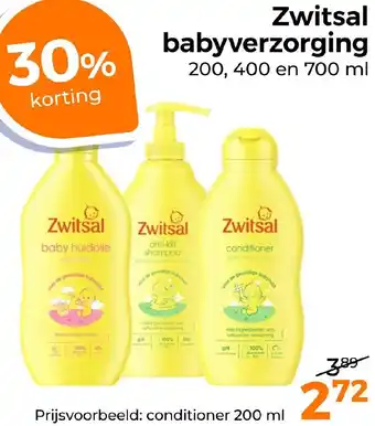 Trekpleister Zwitsal babyverzorging aanbieding