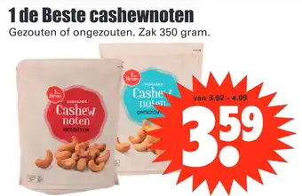 Dirk 1 de Beste cashewnoten 350 gram aanbieding