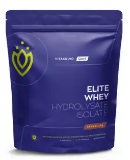 De Online Drogist Vitakruid Elite Whey Hydrolysate Isolate Chocolade Poeder aanbieding