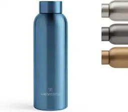 Amazon waterdrop Water Bottle Metalen | Thermofles 600 ml | Thermos: Houdt warm voor 24 uur en koud voor 12 uur | BPA-vrij Roestvrij aanbieding