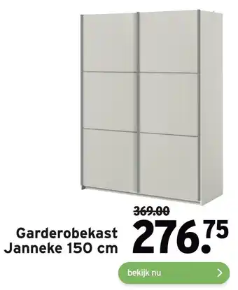 GAMMA Garderobekast Janneke 150 cm aanbieding