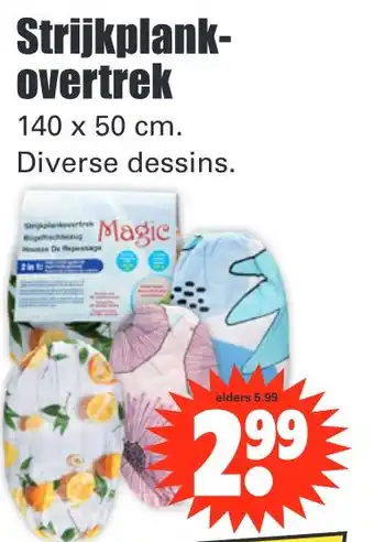 Dirk Strijkplankovertrek aanbieding