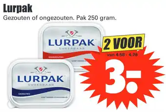 Dirk Lurpak 250 gram aanbieding