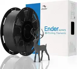 Amazon Creality Official Ender 3D-printer filament 1,75 mm PLA-filament, 1 kg spoel 3D-print materialen voor 3D-printers, zwart aanbieding