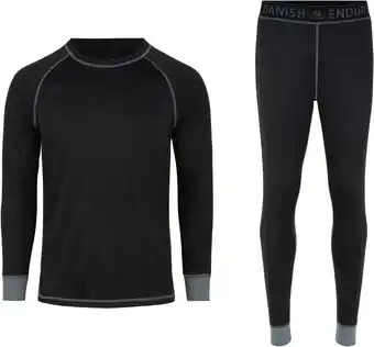 Amazon DANISH ENDURANCE Thermo Ondergoed Set voor Dames & Heren, van Gerecycelde Materialen, Temperatuur Regulerend & Ademend aanbieding