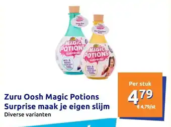 Action Zuru Oosh Magic Potions Surprise maak je eigen slijm aanbieding