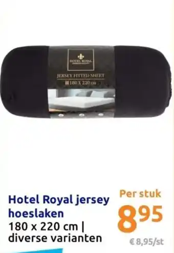 Action Hotel Royal jersey hoeslaken aanbieding