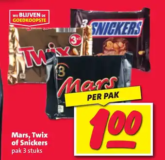 Nettorama Mars, Twix of Snickers aanbieding