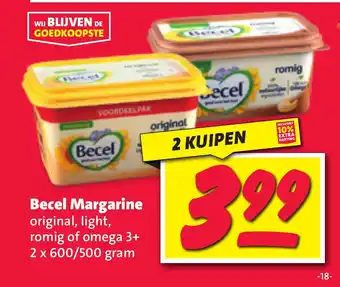 Nettorama Becel Margarine aanbieding