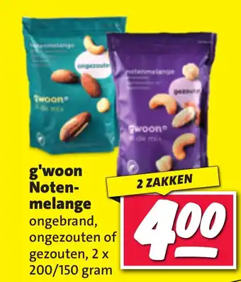 Nettorama g'woon Noten melange aanbieding