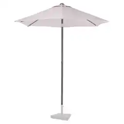 Bol.com VONROC Premium Stokparasol Torbole Ø200cm - Incl. beschermhoes – Ronde parasol – UV werend doek - Beige aanbieding