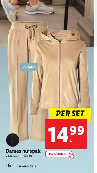 Lidl Dames huispak aanbieding