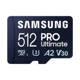 MediaMarkt Samsung Samsung Pro Ultimate – Micro Sd Kaart 512 Gb 200 & 130 Mb/s Inclusief Adapter aanbieding