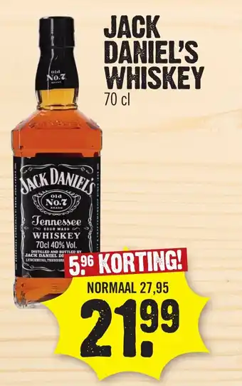 Super Dirck 3 JACK DANIEL'S WHISKEY aanbieding