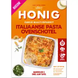 Jumbo Honig Maaltijdpakket Italiaanse Ovenpasta 441g aanbieding