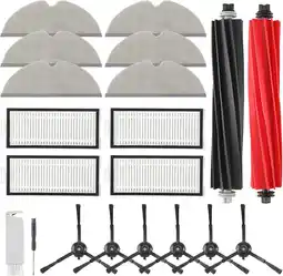 Amazon VIEWALL 20 Pack Accessoires voor Roborock Q5 Pro/Q5 Pro+/Q8 Max+/Q8 Max Stofzuiger,2 Hoofdborstels,4 HEPA-Filters,6 Dweilen,6 aanbieding