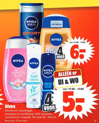 Dirk Nivea aanbieding