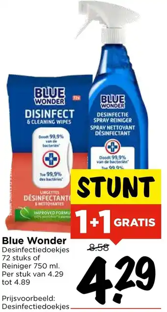 Vomar Voordeelmarkt Blue Wonder aanbieding