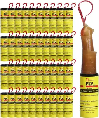 Amazon 40 stuks vliegenval plakstrips vliegenvanger lijmrollen, vliegentape tegen schimmelmuggen fruitvliegjes en fruitvliegjes voor aanbieding