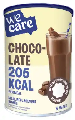 De Online Drogist WeCare Meal Replacement Shake Chocolate aanbieding